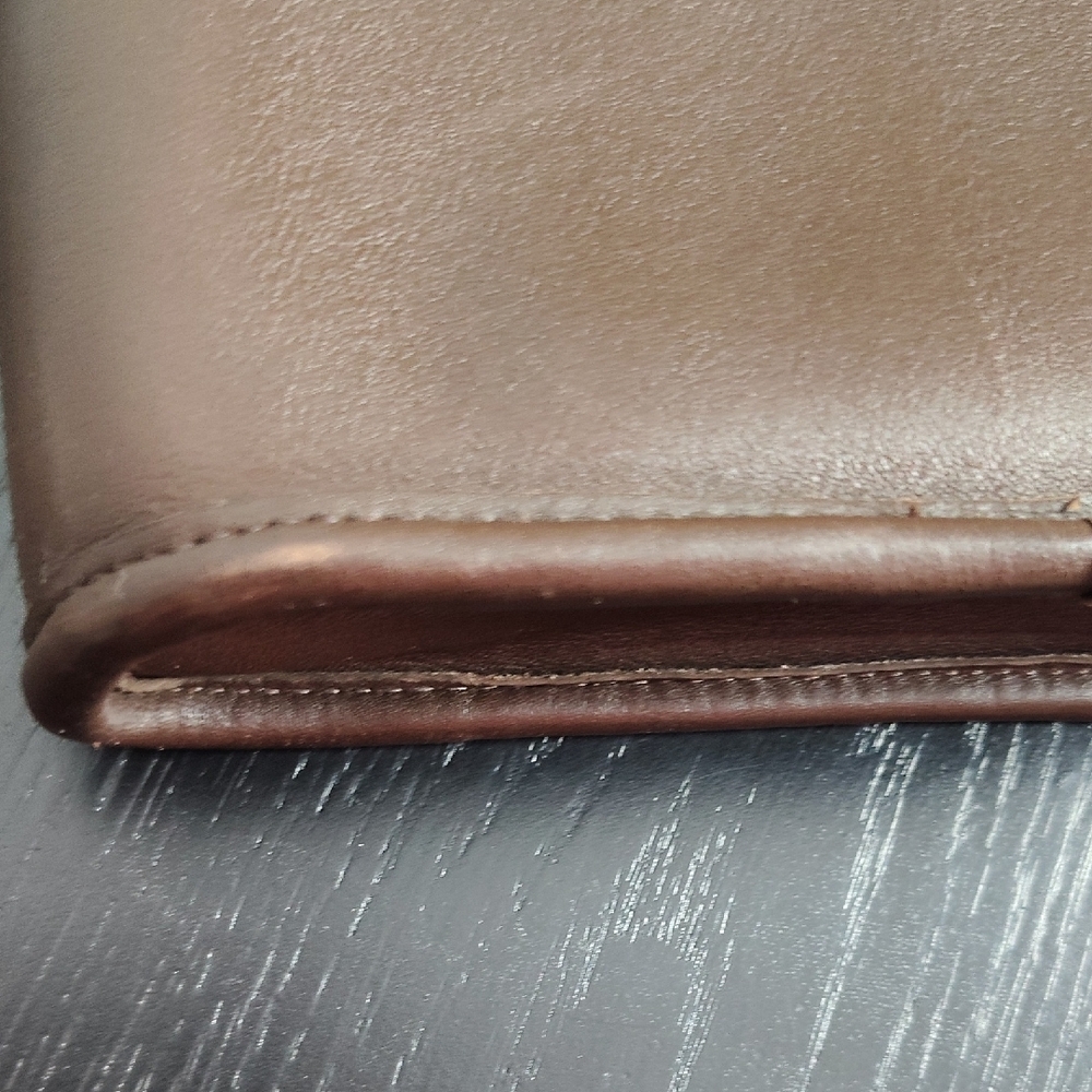 Vintage Coach 9049 Tango Leather Bag Mahogany Nickel Hardware Crossbody - Picture 11 of 15